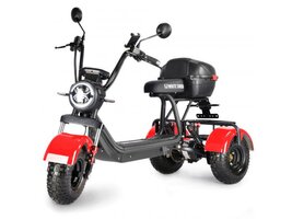 Электротрицикл WHITE SIBERIA TRIKE MINI RED 1500W